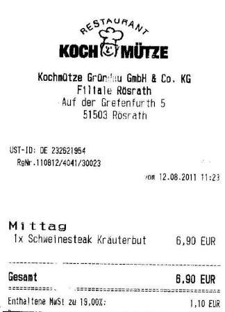 mumw Hffner Kochmtze Restaurant